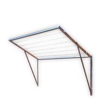 2 x 0.8m, 6 string fold away wash line manufactured by factory direct wash lines for sun drying laundry