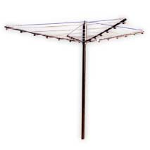 Factory direct wash lines 3m rotation steel wash line for sun drying laundry large enough for family of 5.