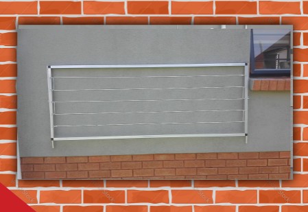 Aluminium foldaway washlines Manufacturer and installer of quality aluminium foldaway wash lines