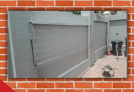 Aluminium foldaway washlines Manufacturer and installer of quality aluminium foldaway wash lines